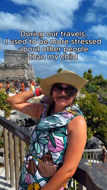 During our travels, I used to be more stressed about other people than my child.At the beginning, I was constantly worried…Will my child cry on the plane? ✈️Will they be too loud?Will we disturb others?How will people react?I even caught myself looking around every time my child made a bit more noise.But the truth is…kids, especially babies can cry. It’s normal 🤍Flights can be overwhelming, ears can hurt, everything is new and unfamiliar.We’ve never really had any bad or unpleasant situations (thankfully!).But yes… there was a time on a plane when someone saw us with a child… and moved seats 😂🫣And you know what? Totally fine.And no, I’m not talking about situations where children are left without boundaries or attention — that’s a different story.But if, as parents, we are doing our best to comfort our child, to take care of them, to respond…we shouldn’t feel constant guilt.You can choose a child-free life.But you can’t choose a child-free world.We were all children once.And as adults, we have options: adults-only hotels, quiet spaces, etc.But in public spaces, children simply have the right to exist.They won’t always behave perfectly.Sometimes they cry. Sometimes they’re loud.But judgment, looks or comments don’t help.If anything, they only make already stressed parents feel worse.When I let go a bit of that pressure — everything got easier ✨⸻What about you?Have you ever felt stressed about other people when traveling with your child?Save this for your next trip 🤍Share with someone who needs to hear this